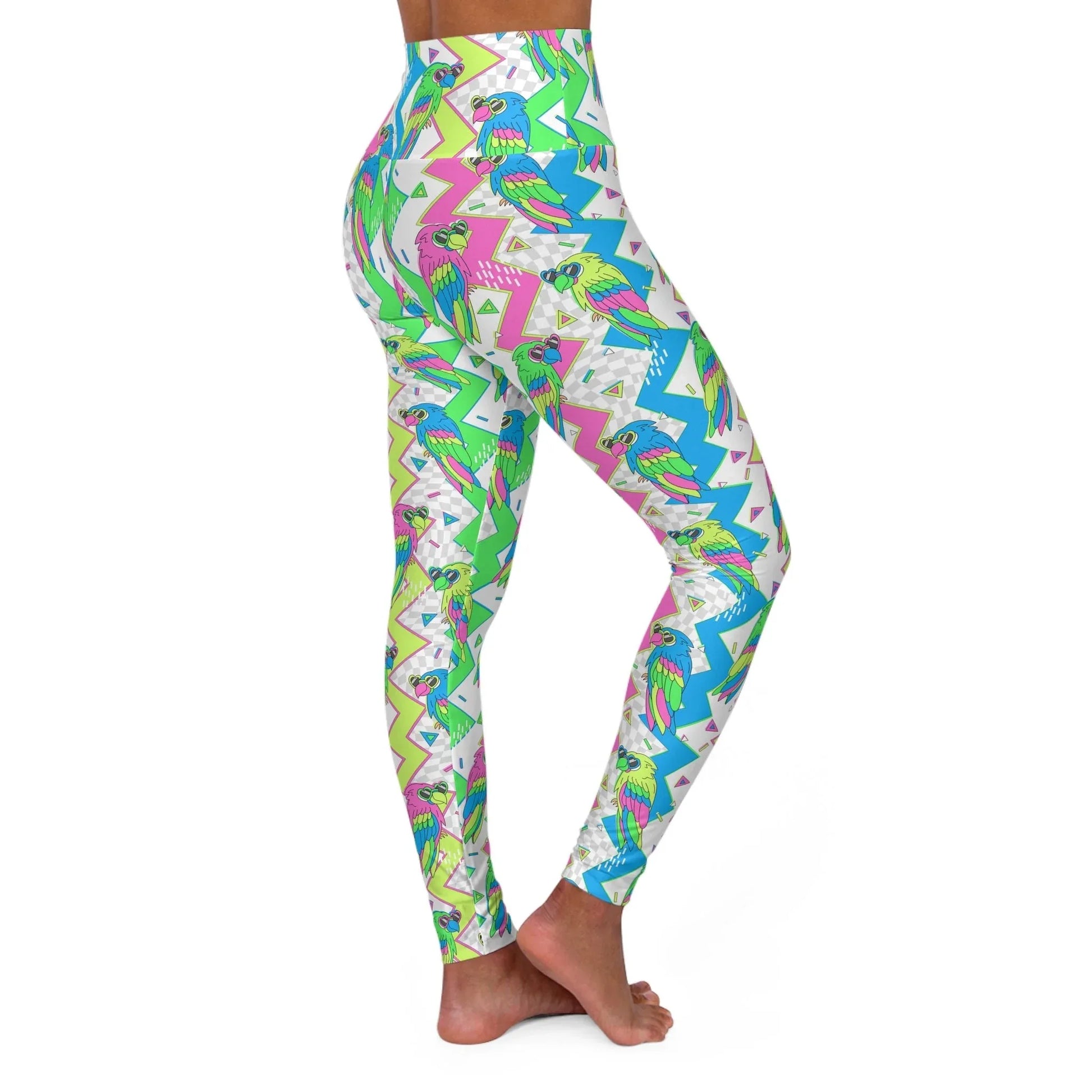 Funky Feminine High Waisted Yoga Leggings - All Over Prints