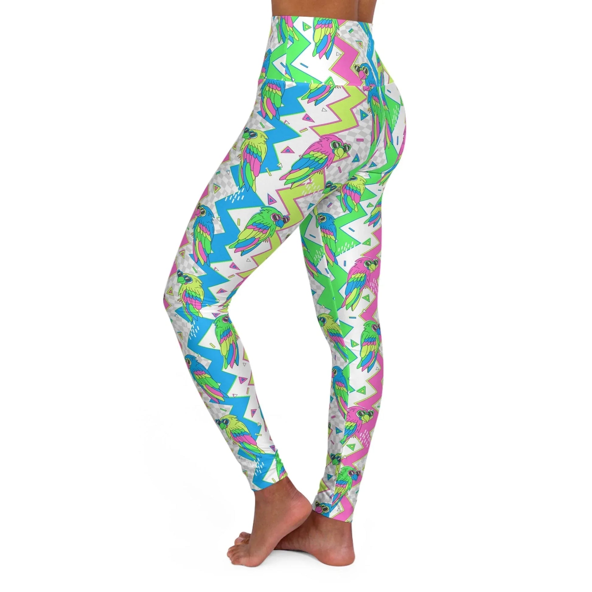 Funky Feminine High Waisted Yoga Leggings - All Over Prints