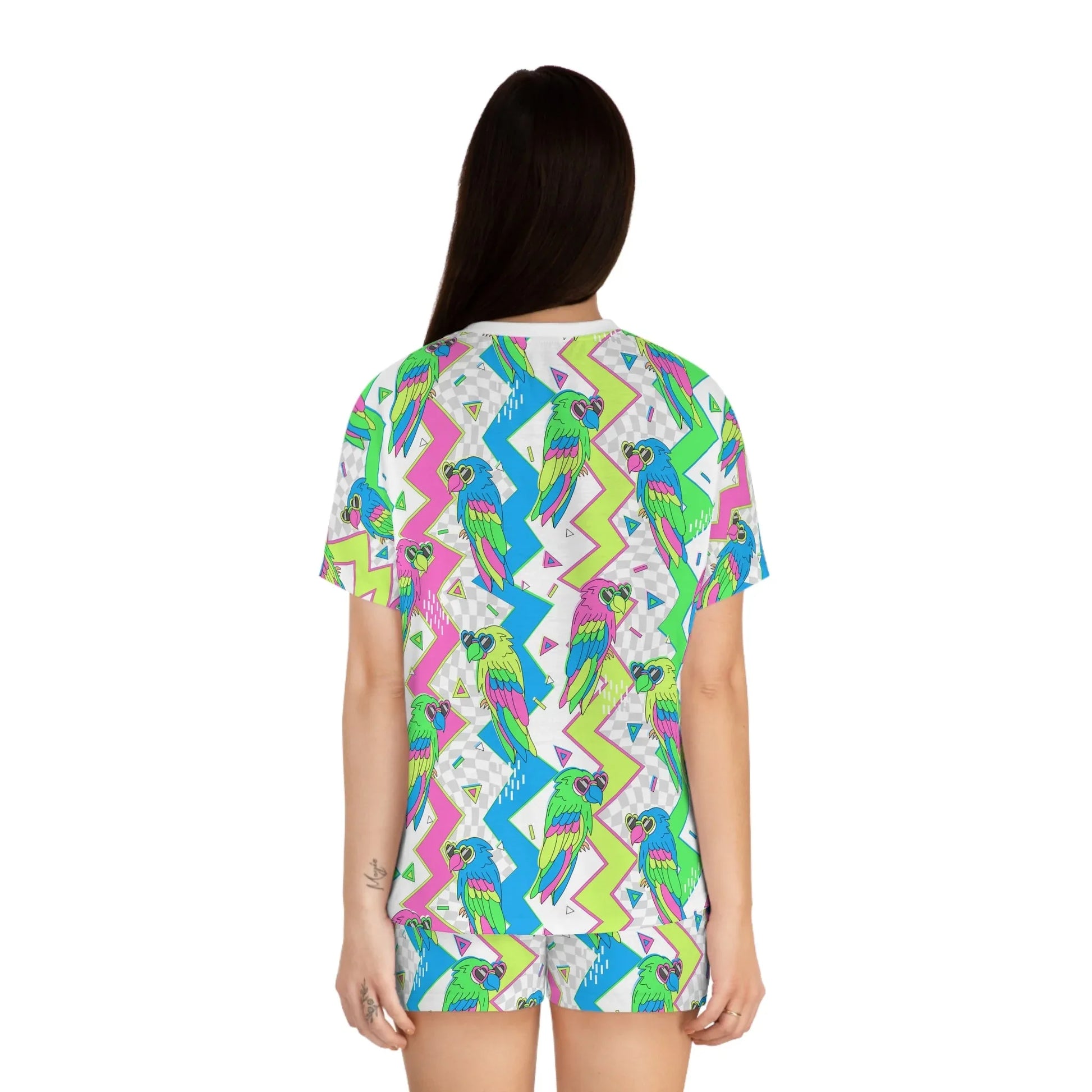Funky Feminine Short Pajama Set - All Over Prints