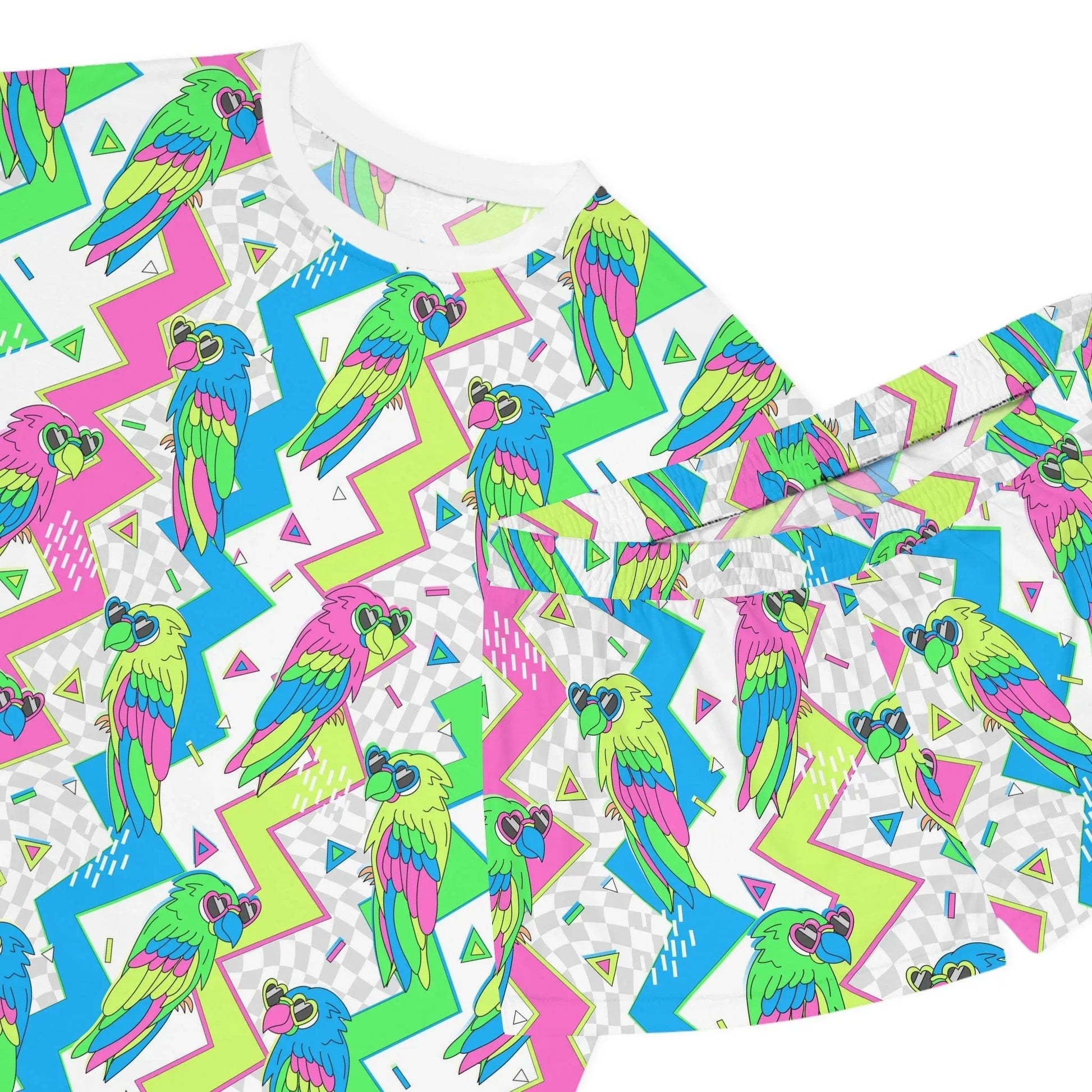 Funky Feminine Short Pajama Set - All Over Prints