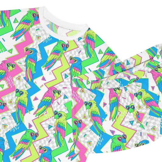 Funky Feminine Short Pajama Set - All Over Prints