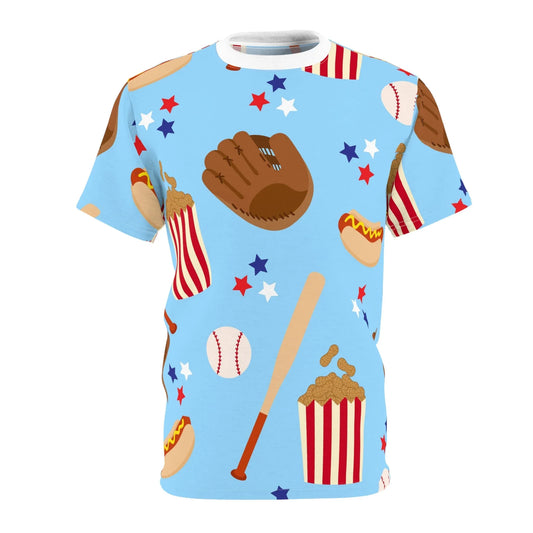 Game Day All-Over-Print T-Shirt - White stitching / 4 oz. / S - All Over Prints