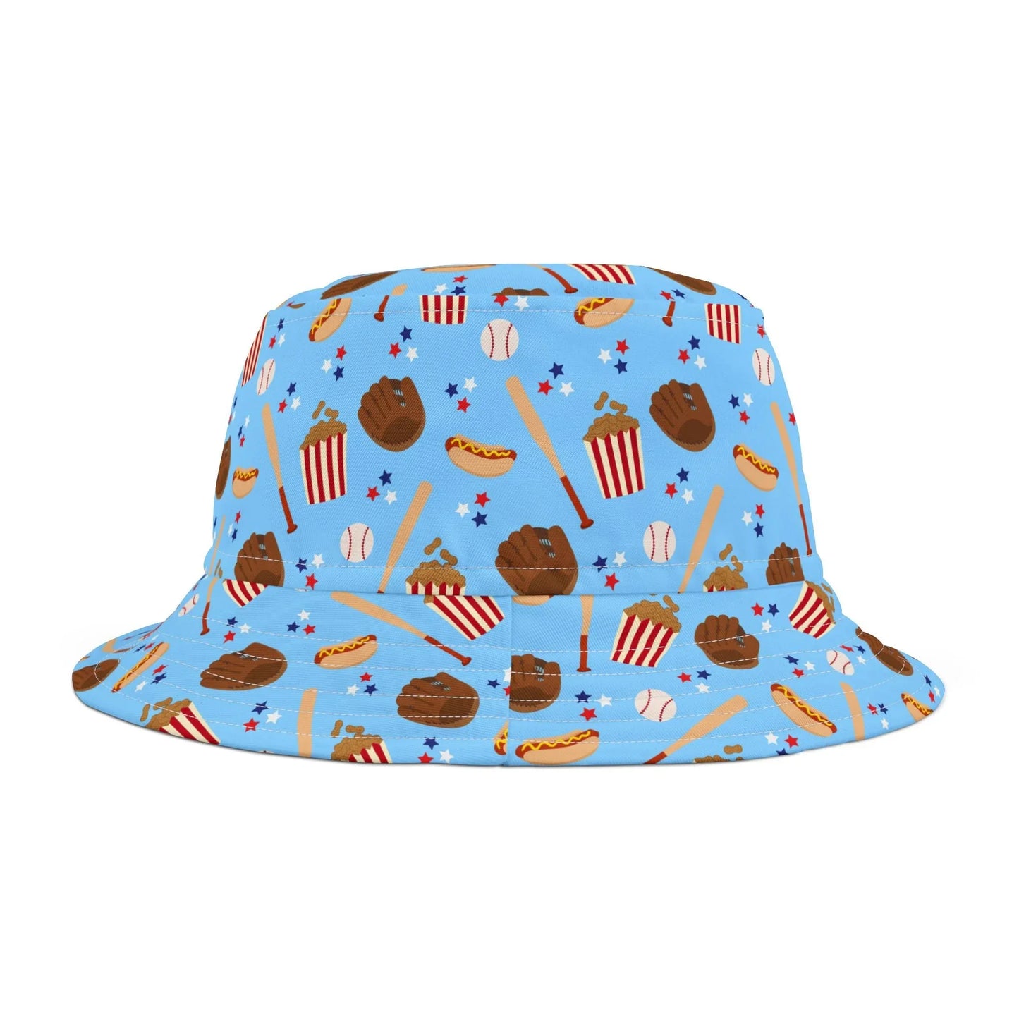 Game Day Custom Bucket Hat - Small / White stitching - Hats