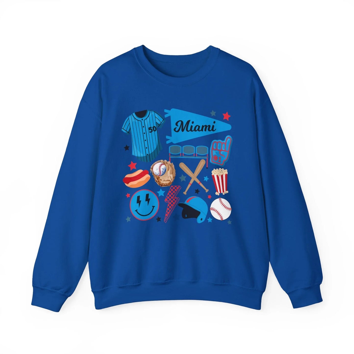 Game Day Miami Sweatshirt | Unisex - Royal / S