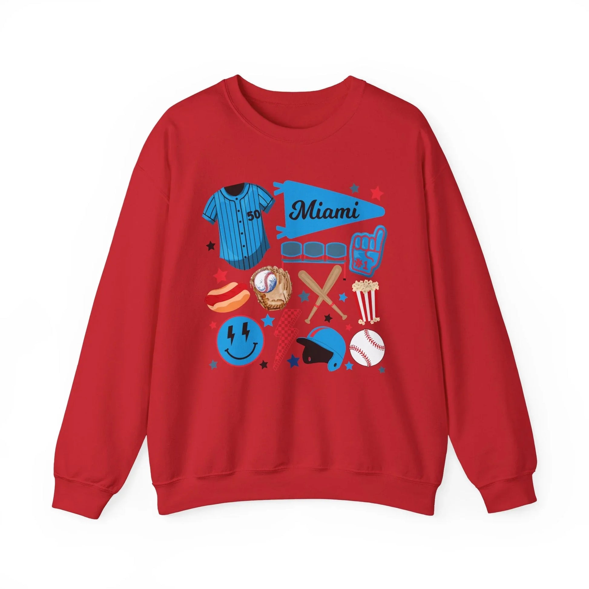 Game Day Miami Sweatshirt | Unisex - Red / S