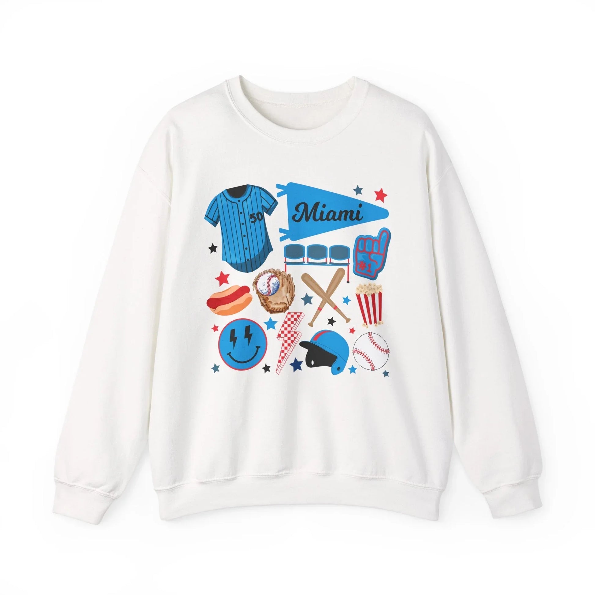 Game Day Miami Sweatshirt | Unisex - White / S