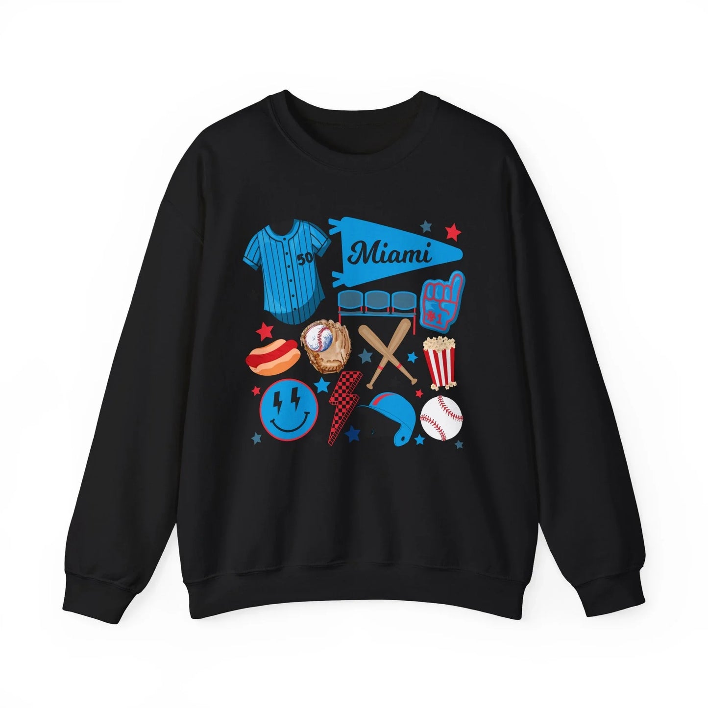 Game Day Miami Sweatshirt | Unisex - Black / S
