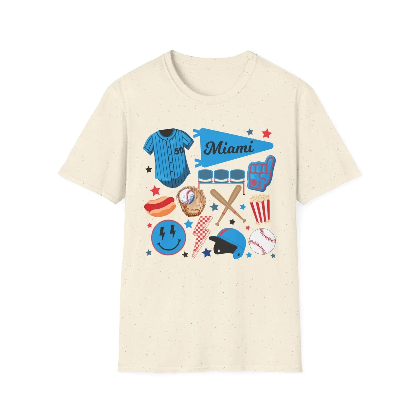 Game Day Miami T-Shirt | Unisex - S / Natural