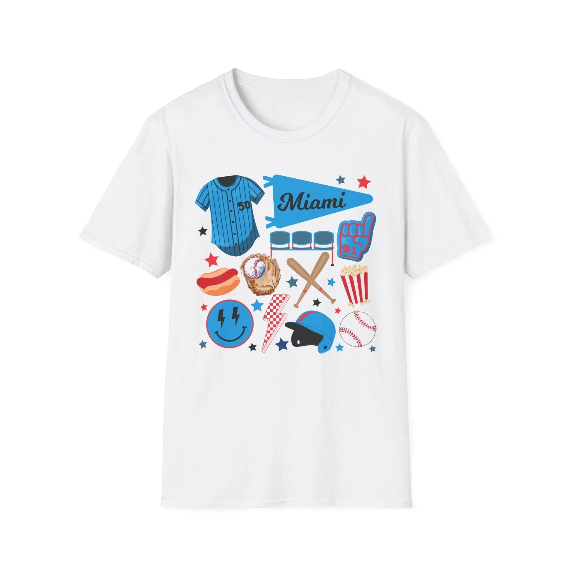 Game Day Miami T-Shirt | Unisex - XS / White