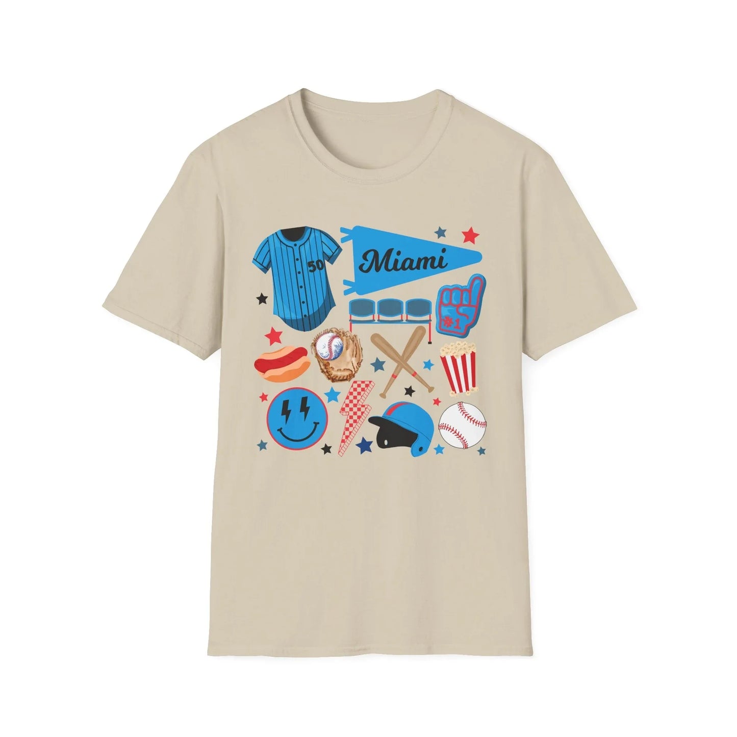 Game Day Miami T-Shirt | Unisex - S / Sand