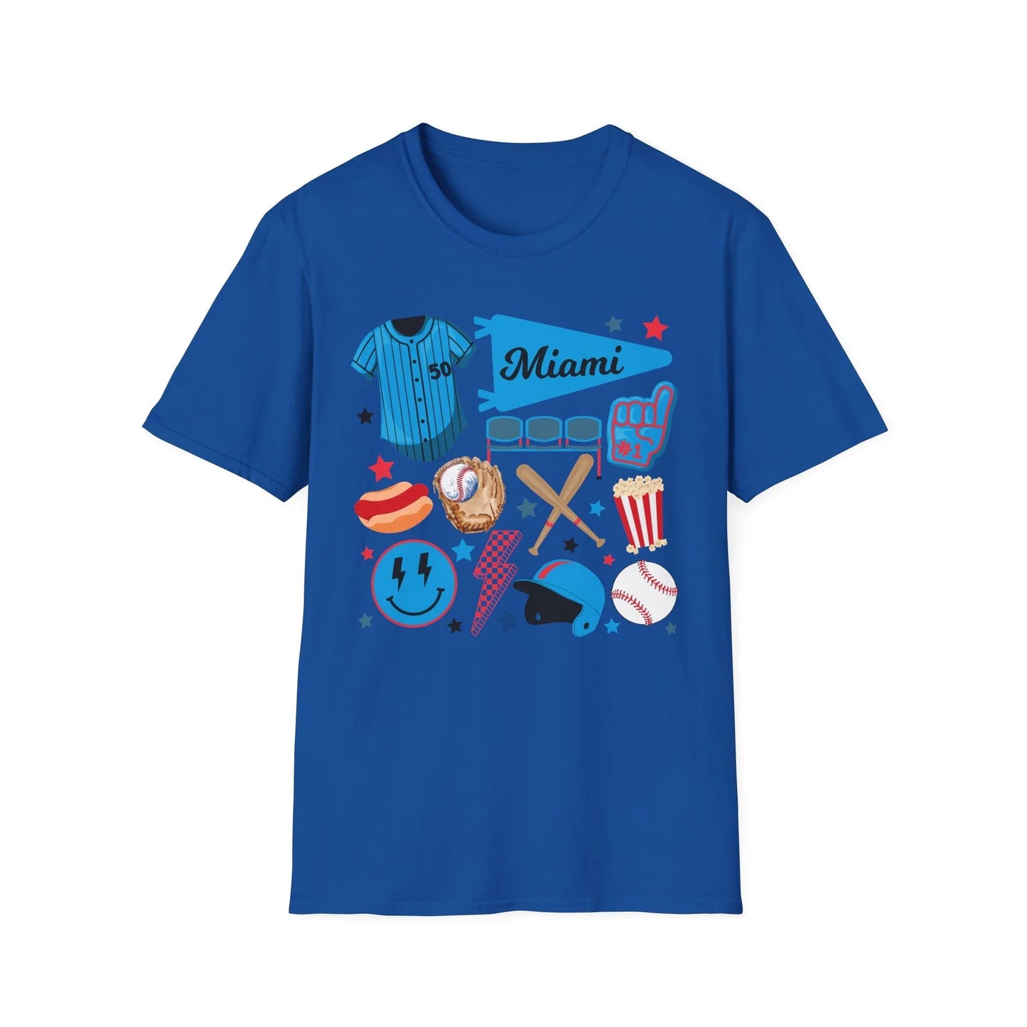Game Day Miami T-Shirt | Unisex - XS / Royal