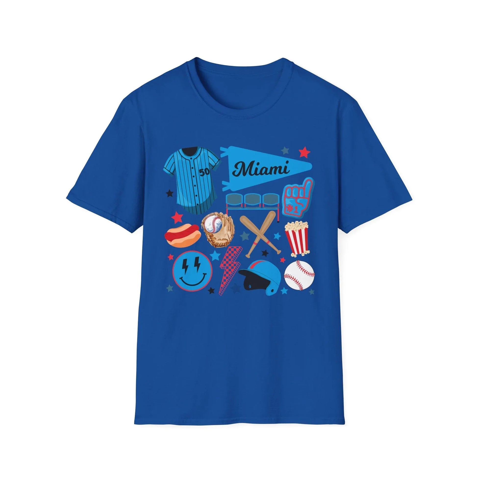 Game Day Miami T-Shirt | Unisex - XS / Royal