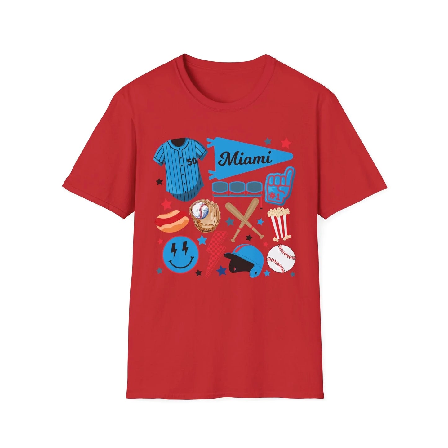Game Day Miami T-Shirt | Unisex - S / Red