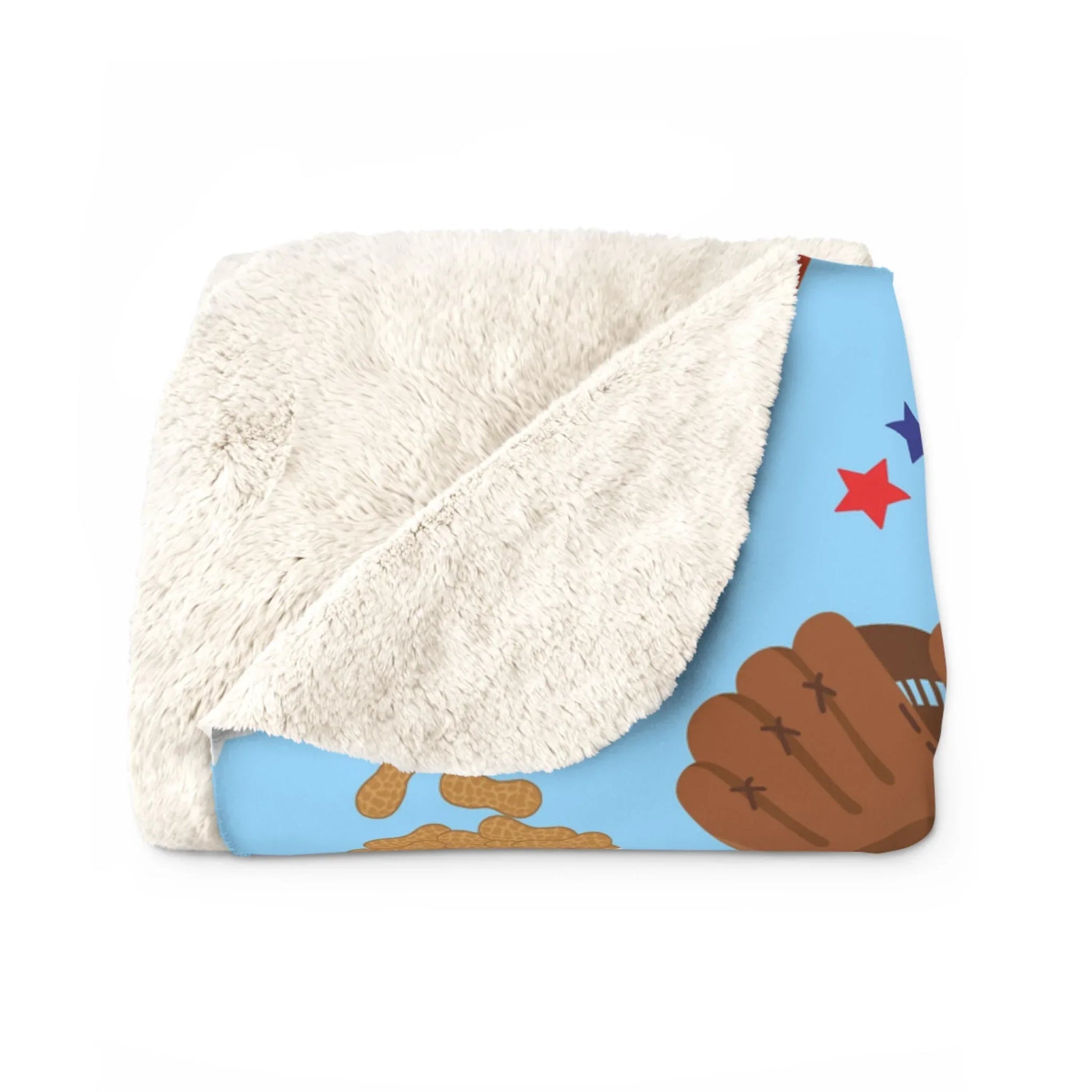 Game Day Sherpa Fleece Blanket - 50’’ × 60’’ - Home Decor