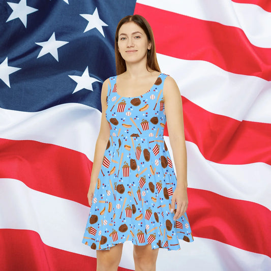 Game Day Skater Dress - All Over Prints