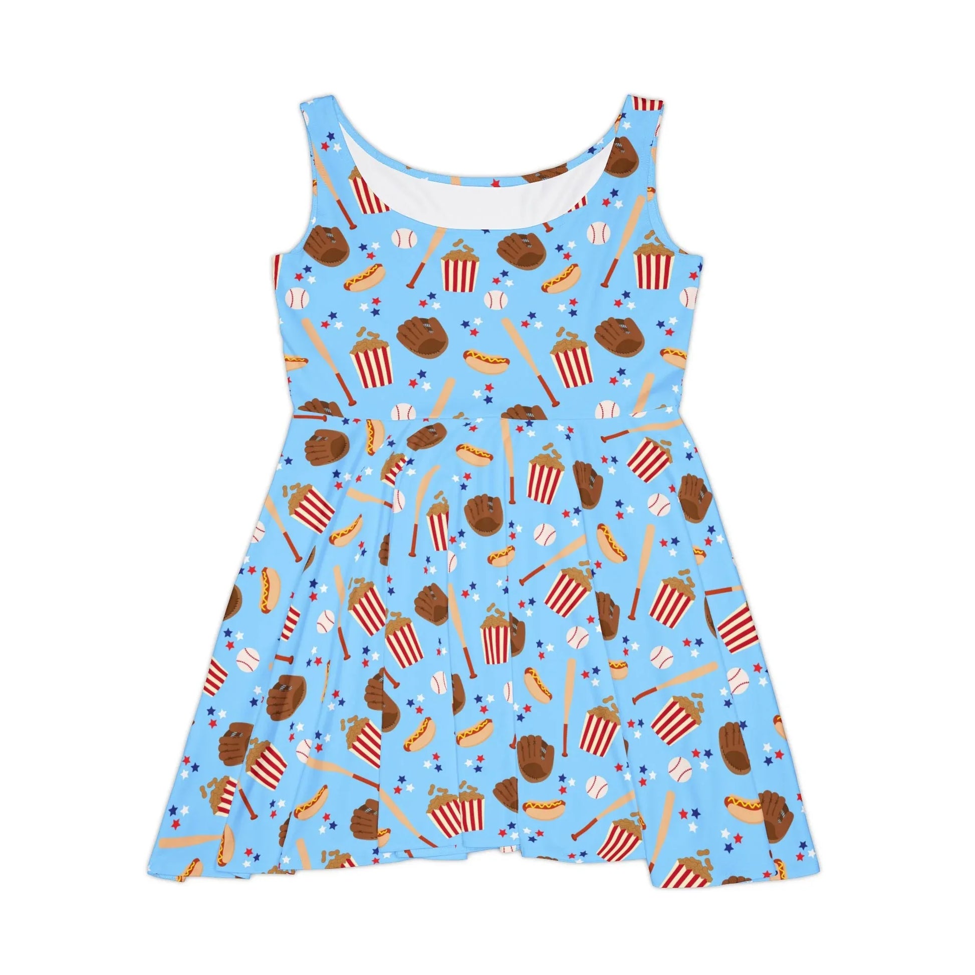 Game Day Skater Dress - XS - All Over Prints