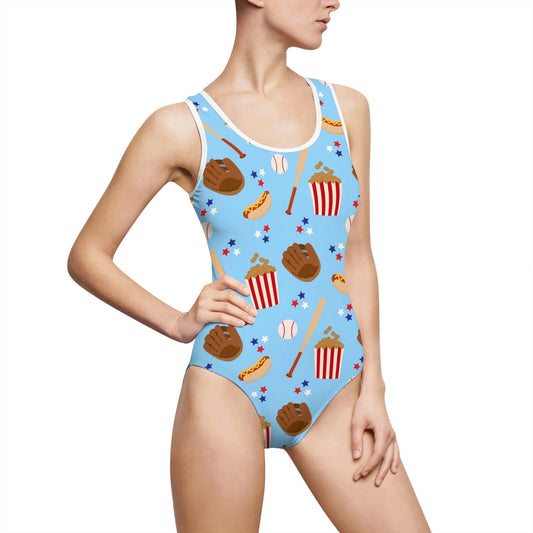 Game Day Swimsuit - XS / White - All Over Prints