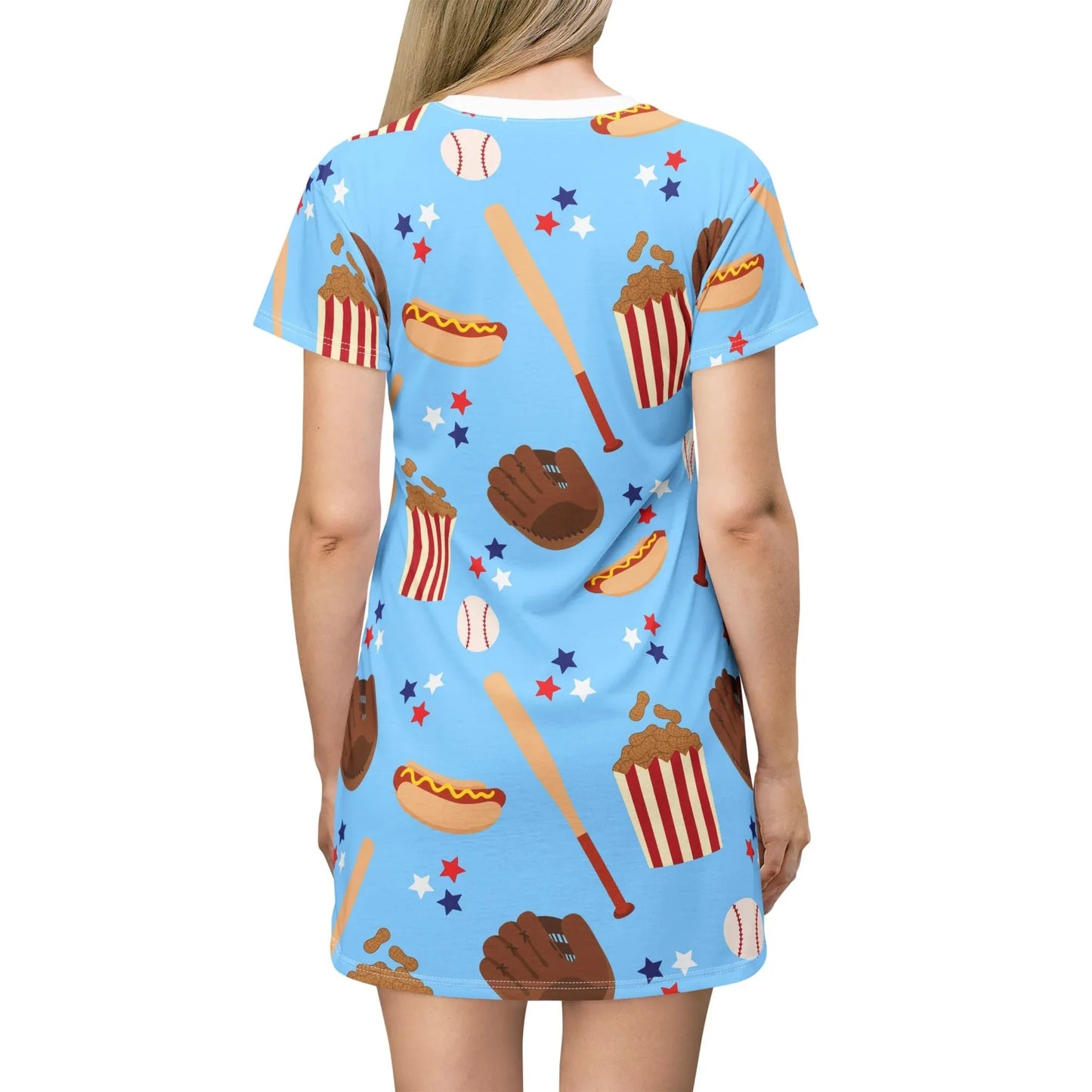 Game Day T-Shirt Dress - All Over Prints