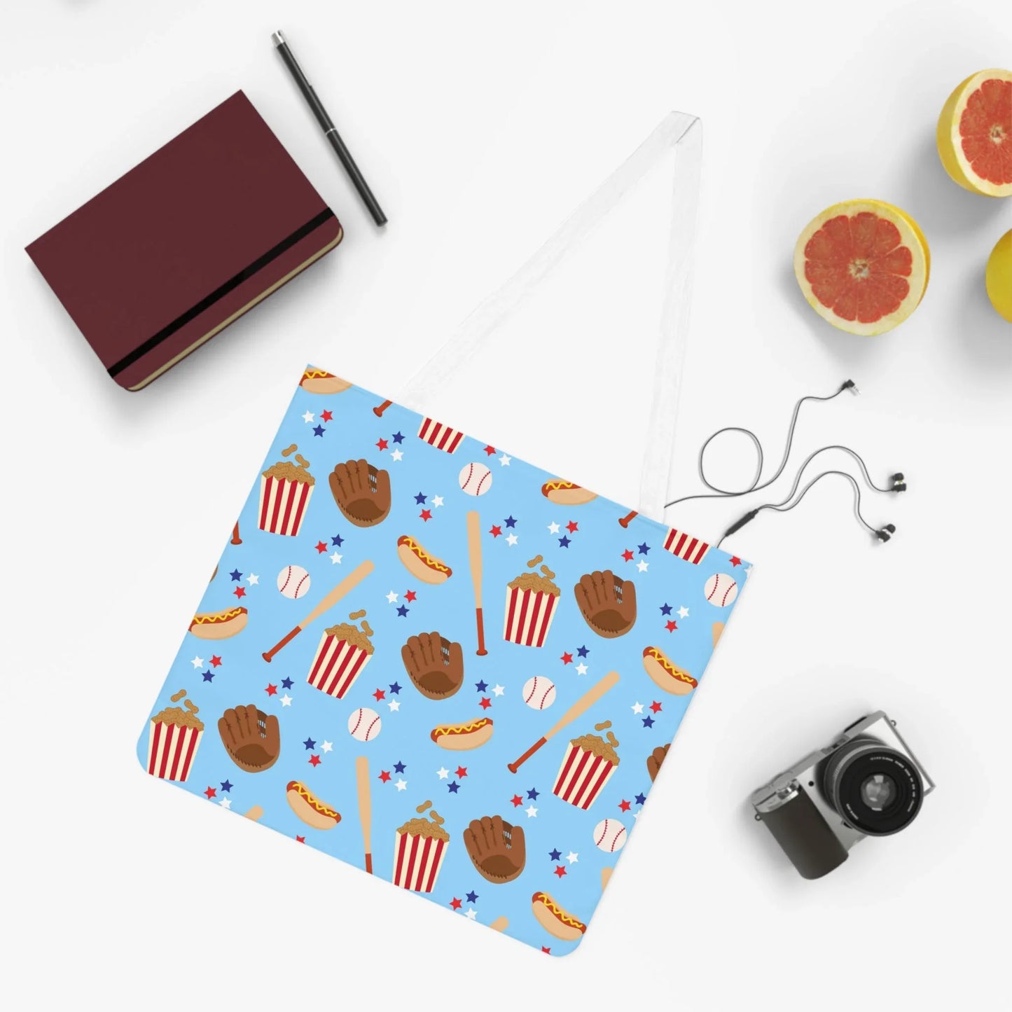 Game Day Tote Bag - One size / White - Bags