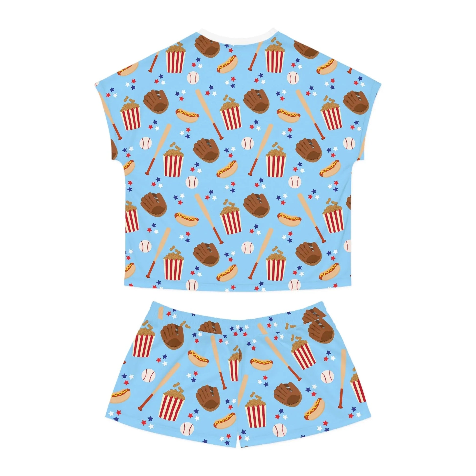 Game Day Women’s Short Pajama Set - All Over Prints