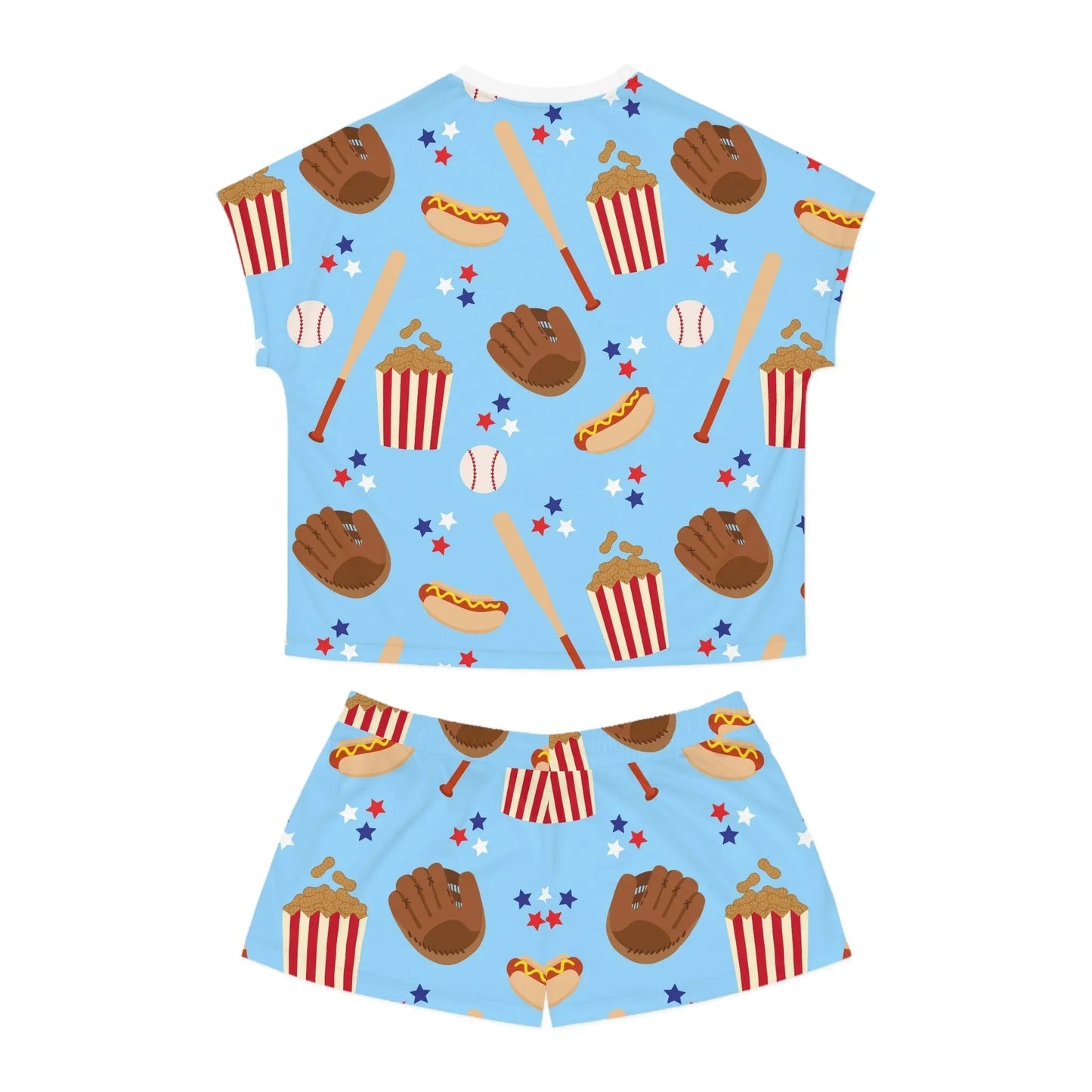 Game Day Women’s Short Pajama Set - All Over Prints