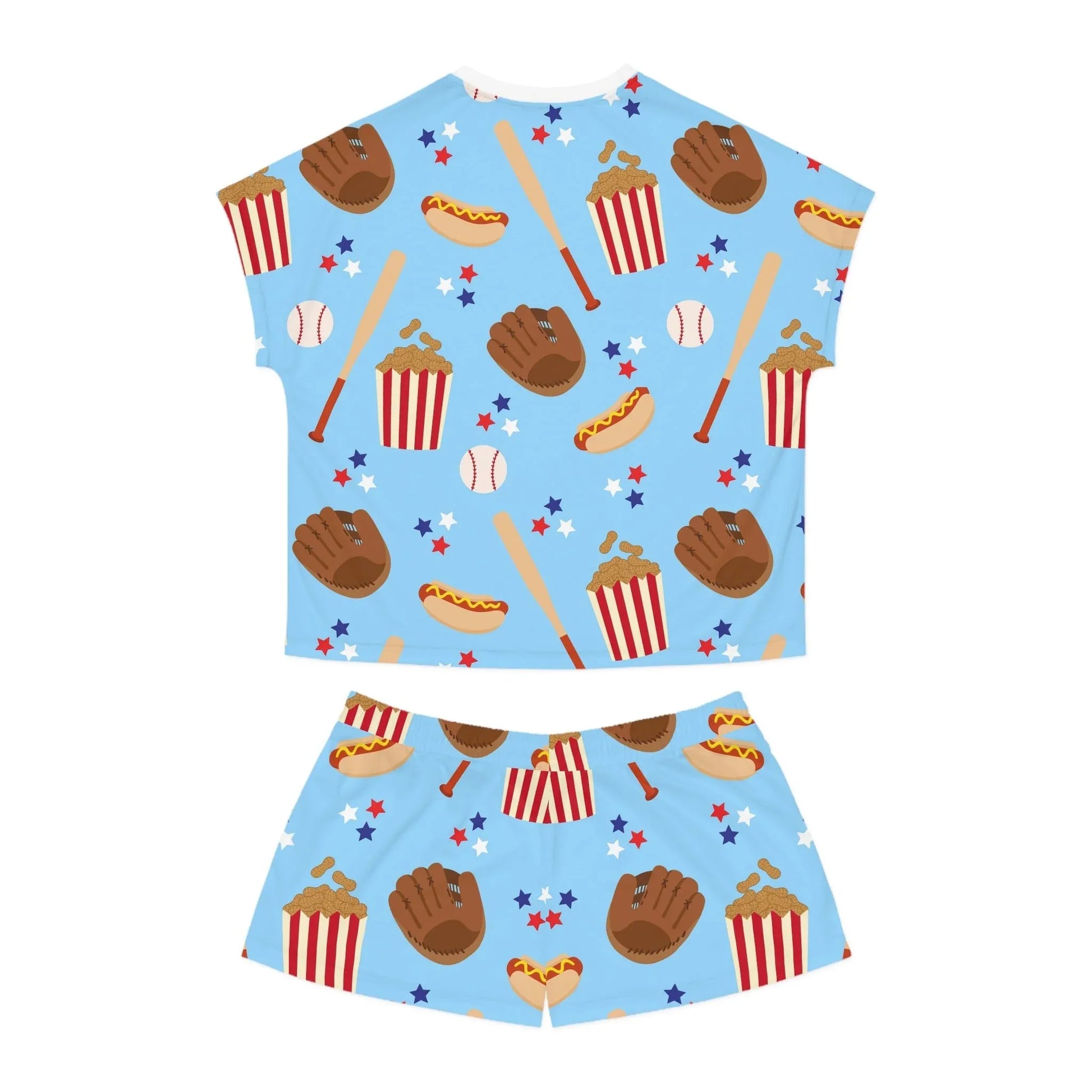 Game Day Women’s Short Pajama Set - All Over Prints