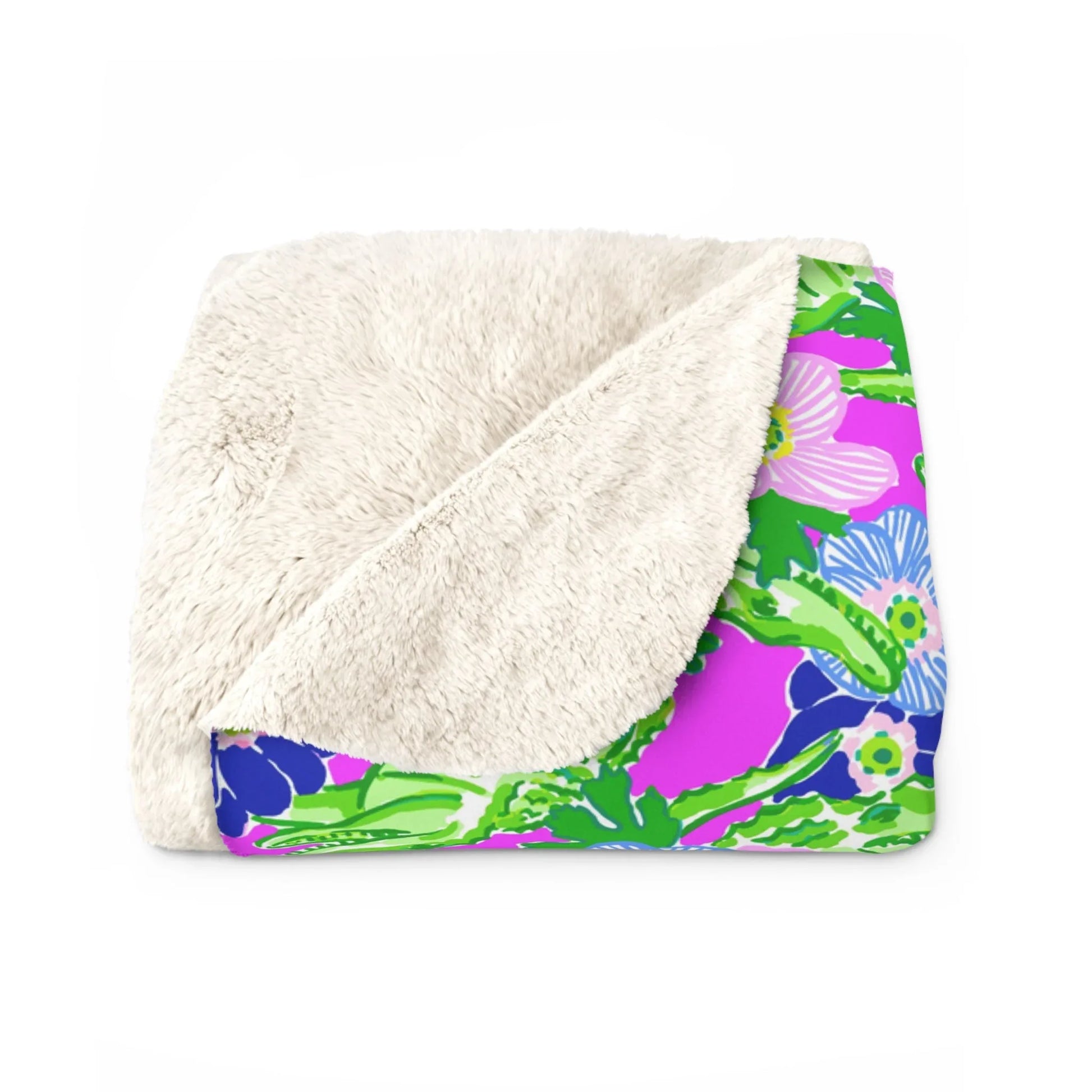 Gator Groove Sherpa Fleece Blanket - 50’’ × 60’’ - Home Decor
