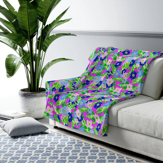 Gator Groove Sherpa Fleece Blanket - 50’’ × 60’’ - Home Decor