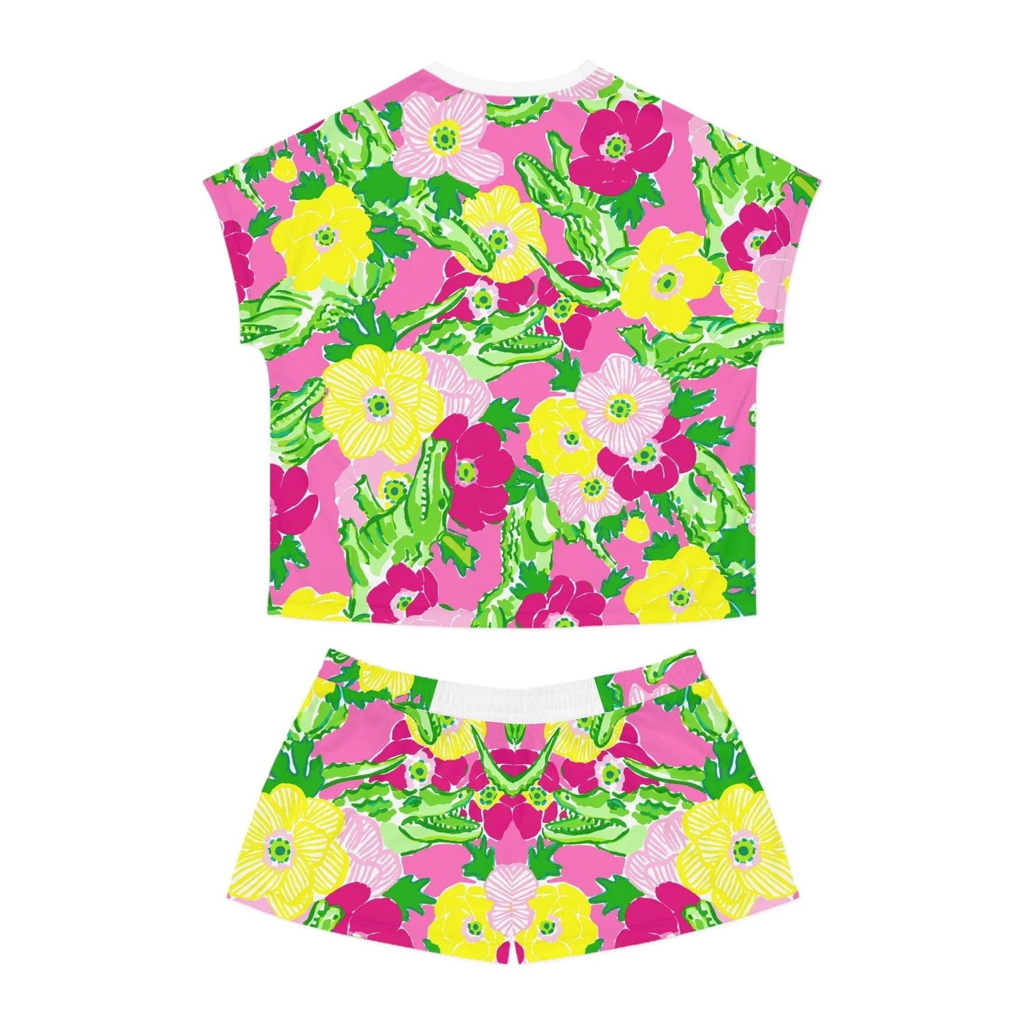 Gator Groove Women’s Short Pajama Set - All Over Prints