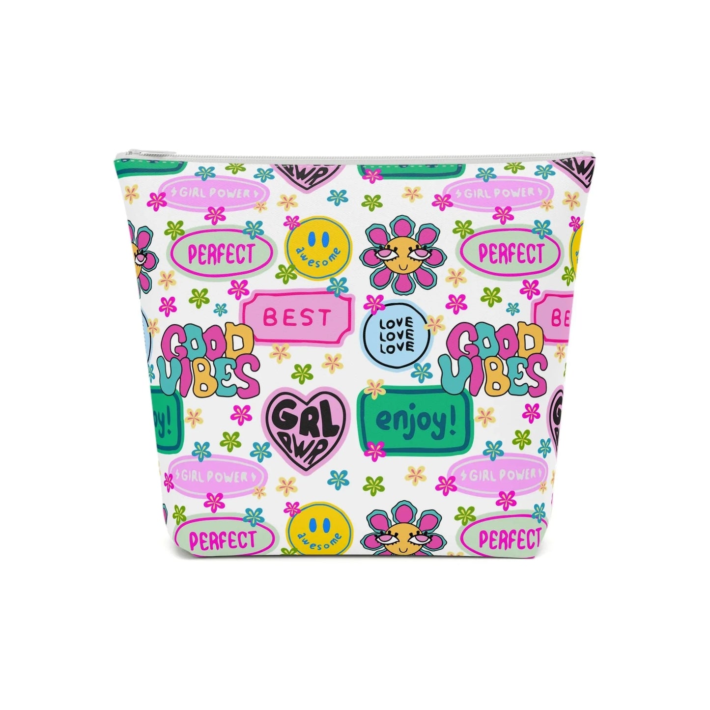 Girl Power Good Vibes Cosmetic Bag - Bags