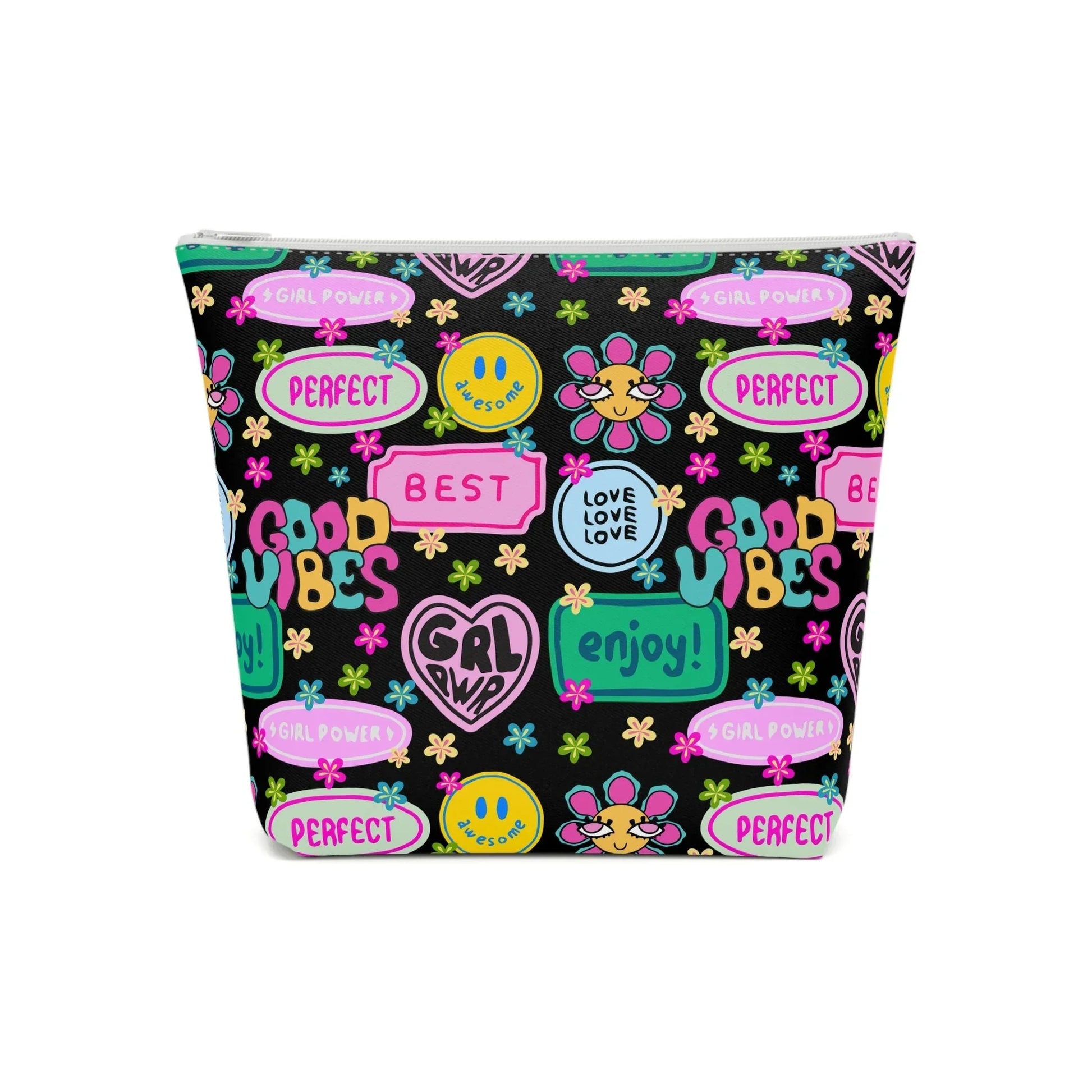 Girl Power Good Vibes Cosmetic Bag - Bags