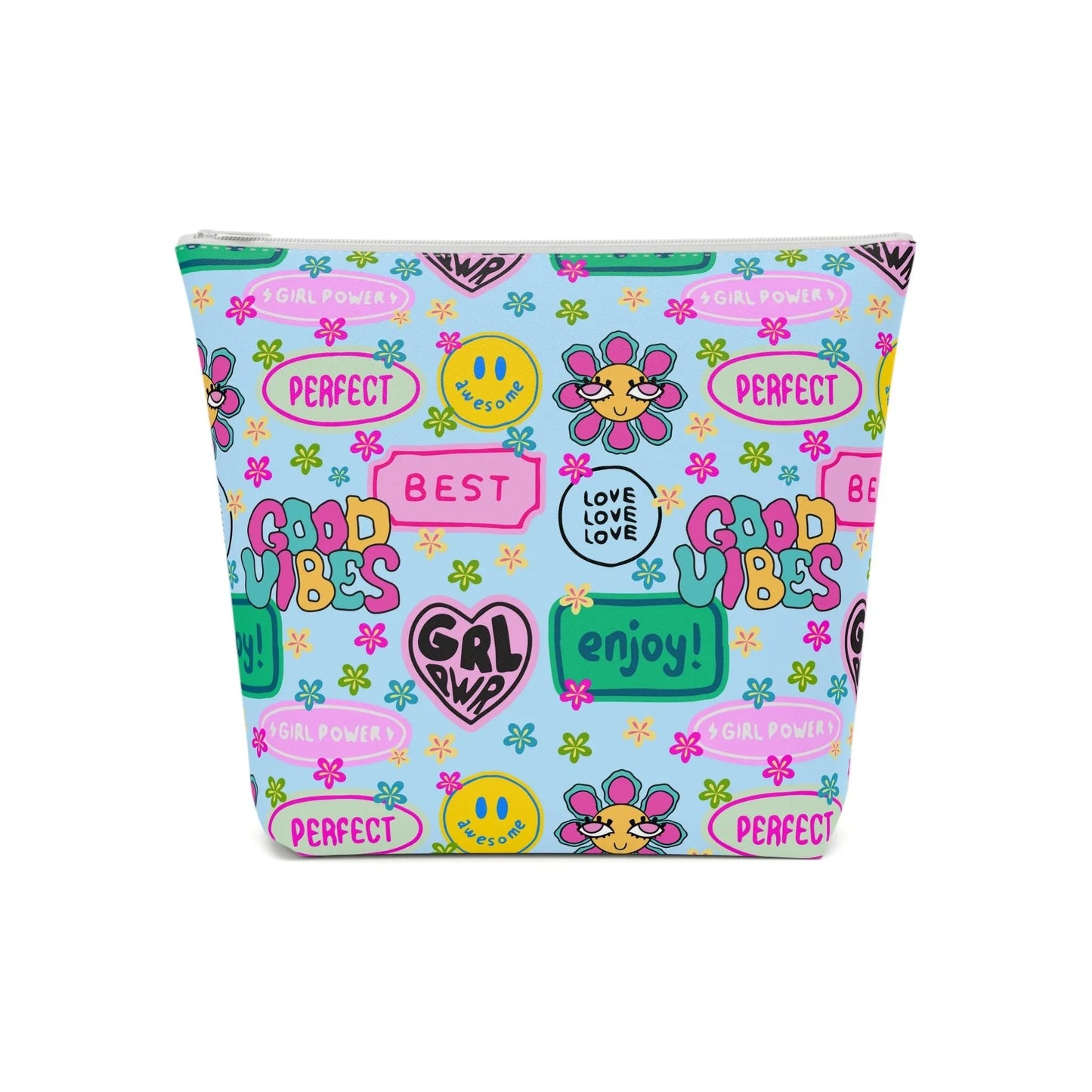 Girl Power Good Vibes Cosmetic Bag - Bags
