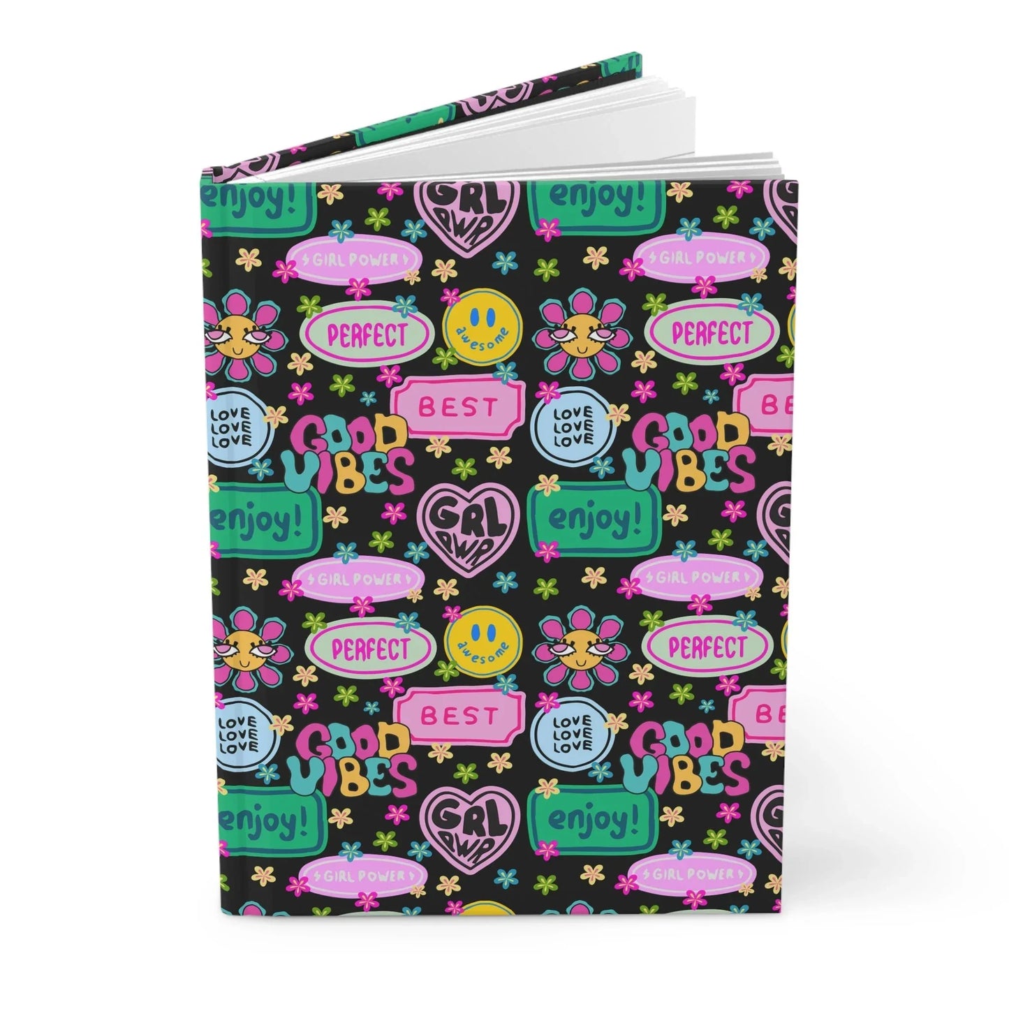 Girl Power Good Vibes Hardcover Journal - Paper products