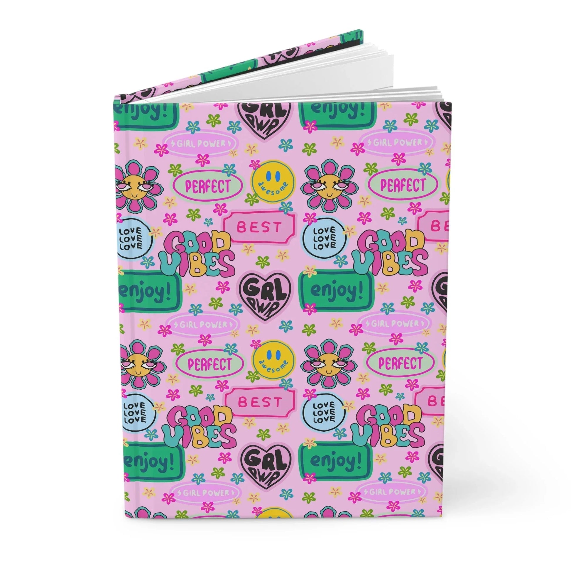 Girl Power Good Vibes Hardcover Journal - Paper products