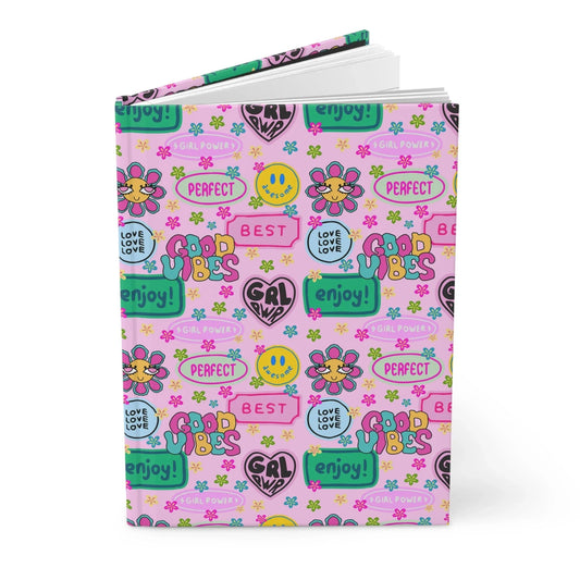 Girl Power Good Vibes Hardcover Journal - Paper products