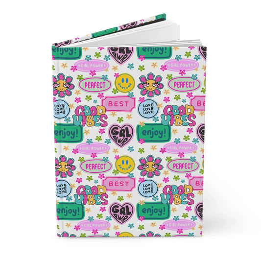 Girl Power Good Vibes Hardcover Journal - Paper products