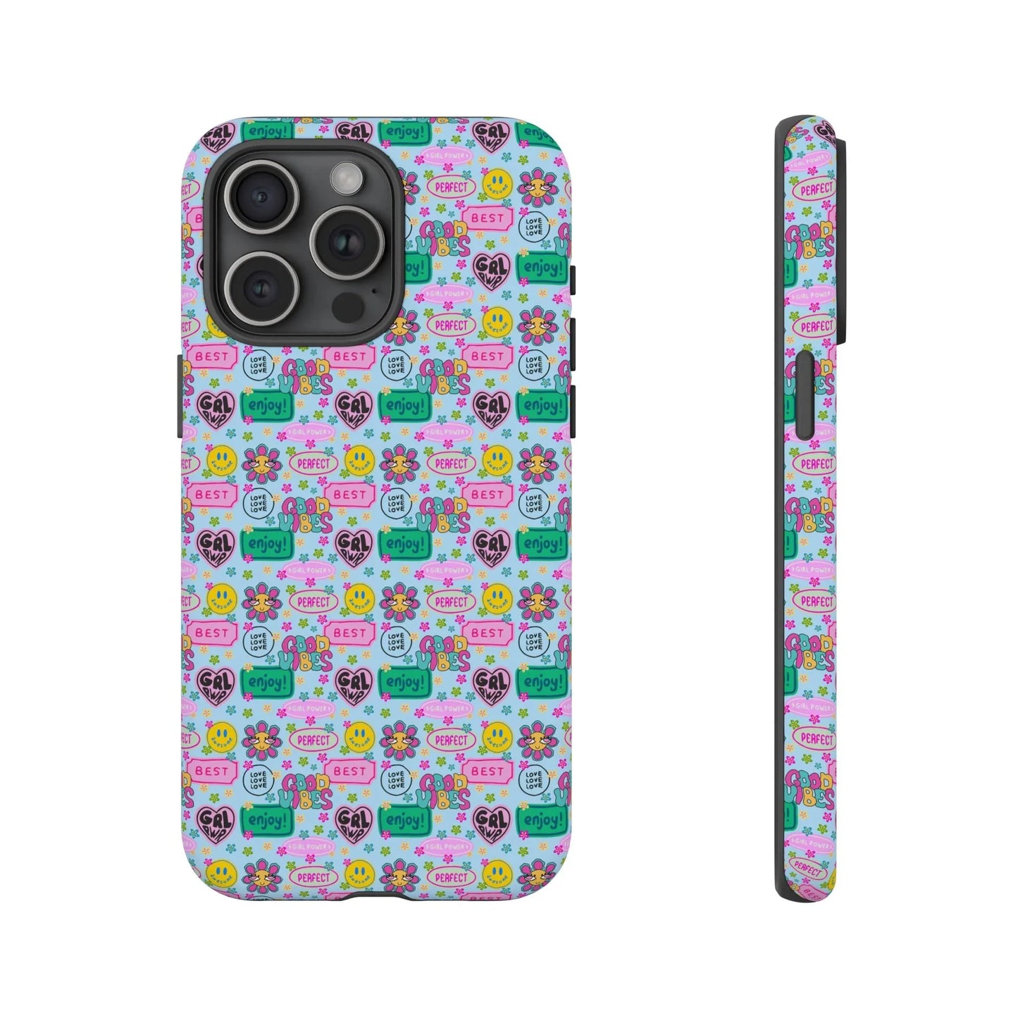 Girl Power Good Vibes iPhone Case - 15 Pro Max / Matte - Phone