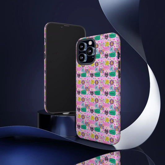 Girl Power Good Vibes iPhone Case - 13 Pro Max / Matte - Phone