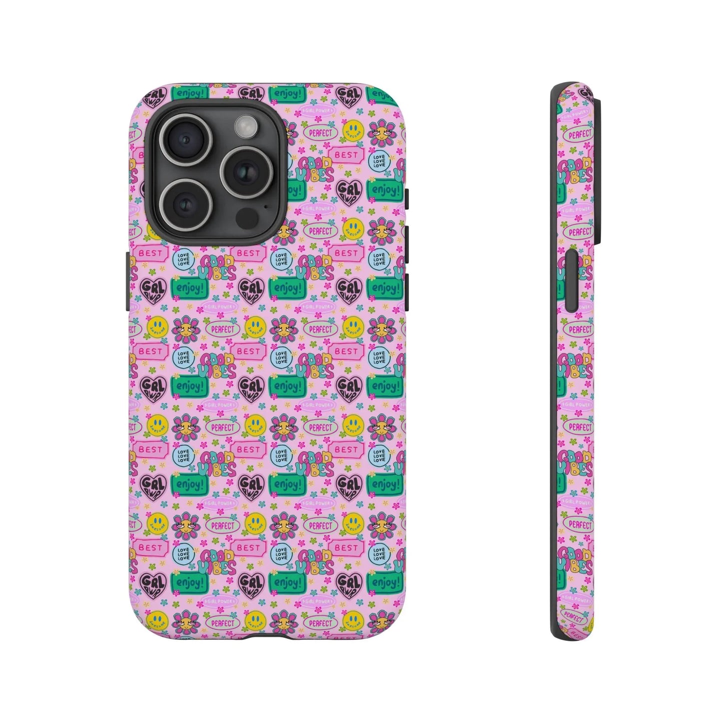 Girl Power Good Vibes iPhone Case - 15 Pro Max / Matte - Phone