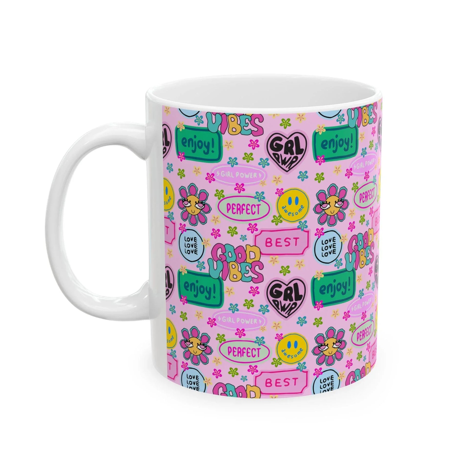Girl Power Good Vibes Mug - 11oz