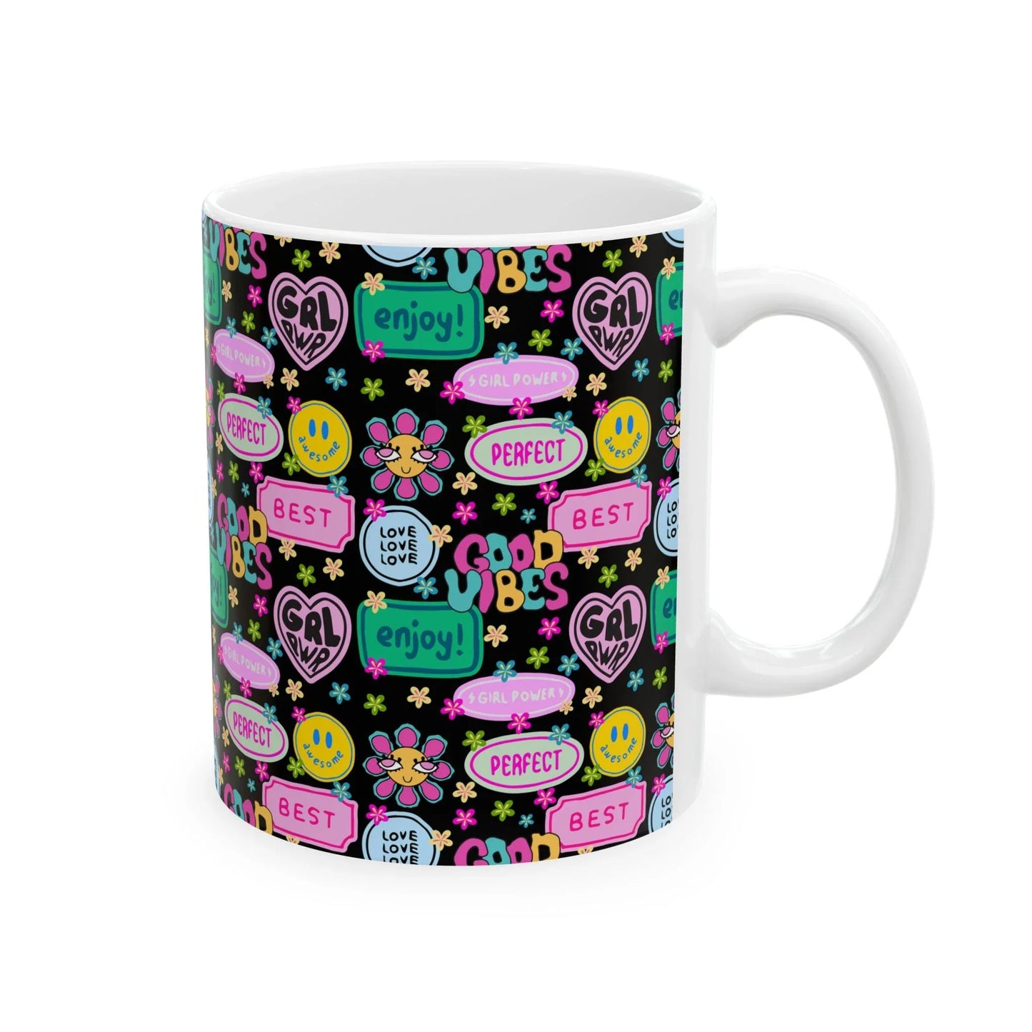 Girl Power Good Vibes Mug - 11oz