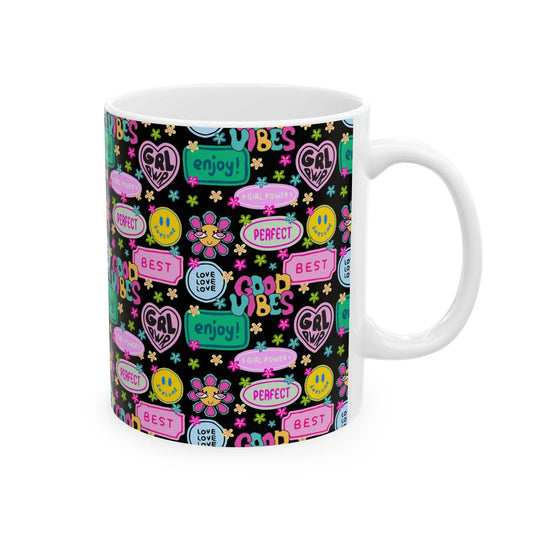 Girl Power Good Vibes Mug - 11oz