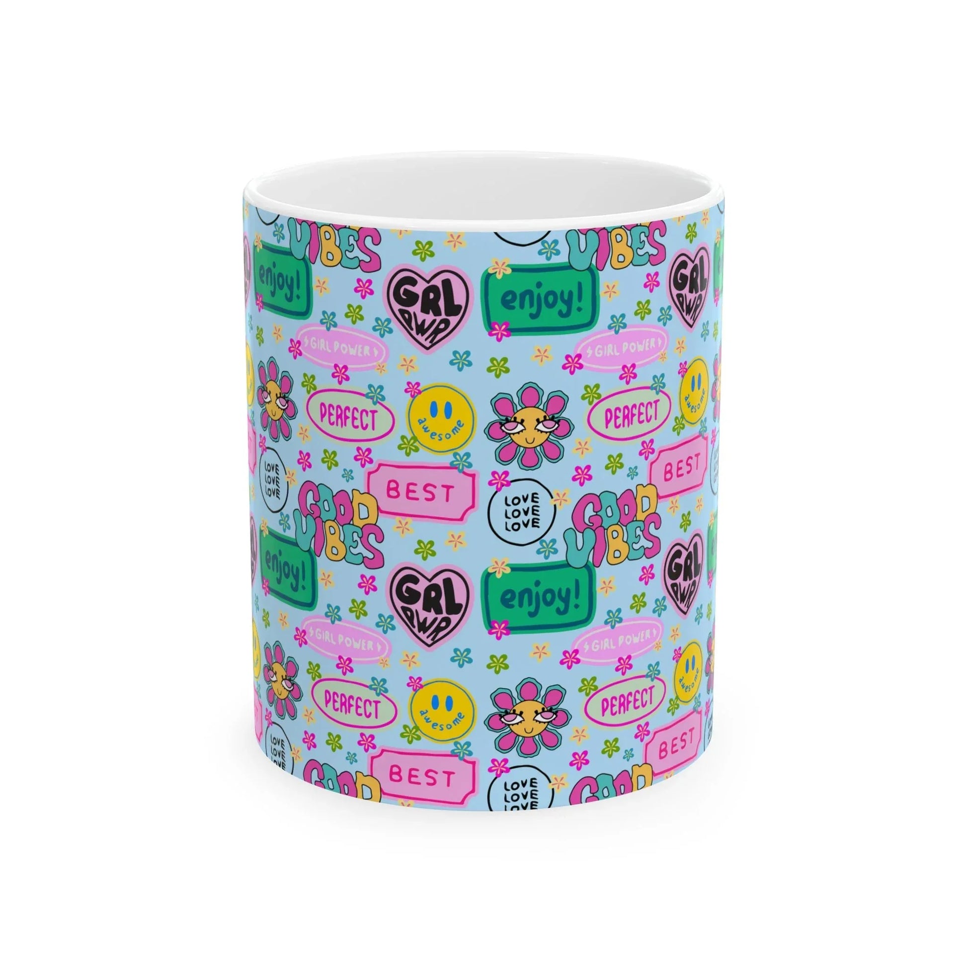 Girl Power Good Vibes Mug - 11oz