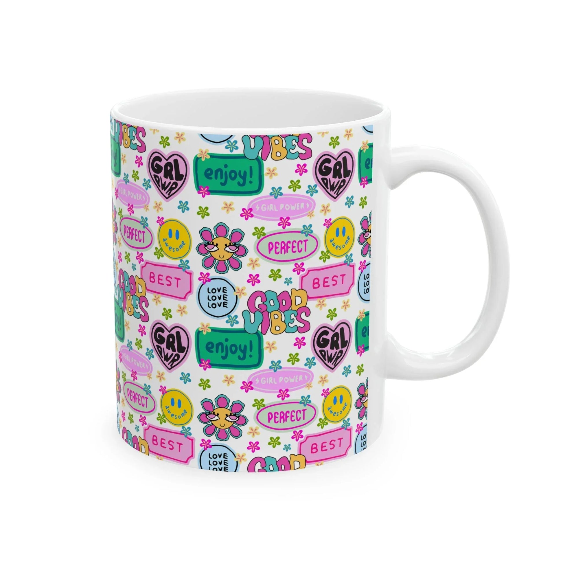 Girl Power Good Vibes Mug - 11oz