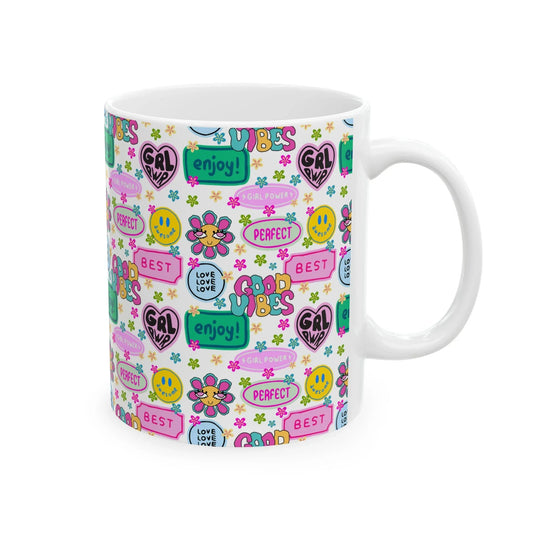Girl Power Good Vibes Mug - 11oz