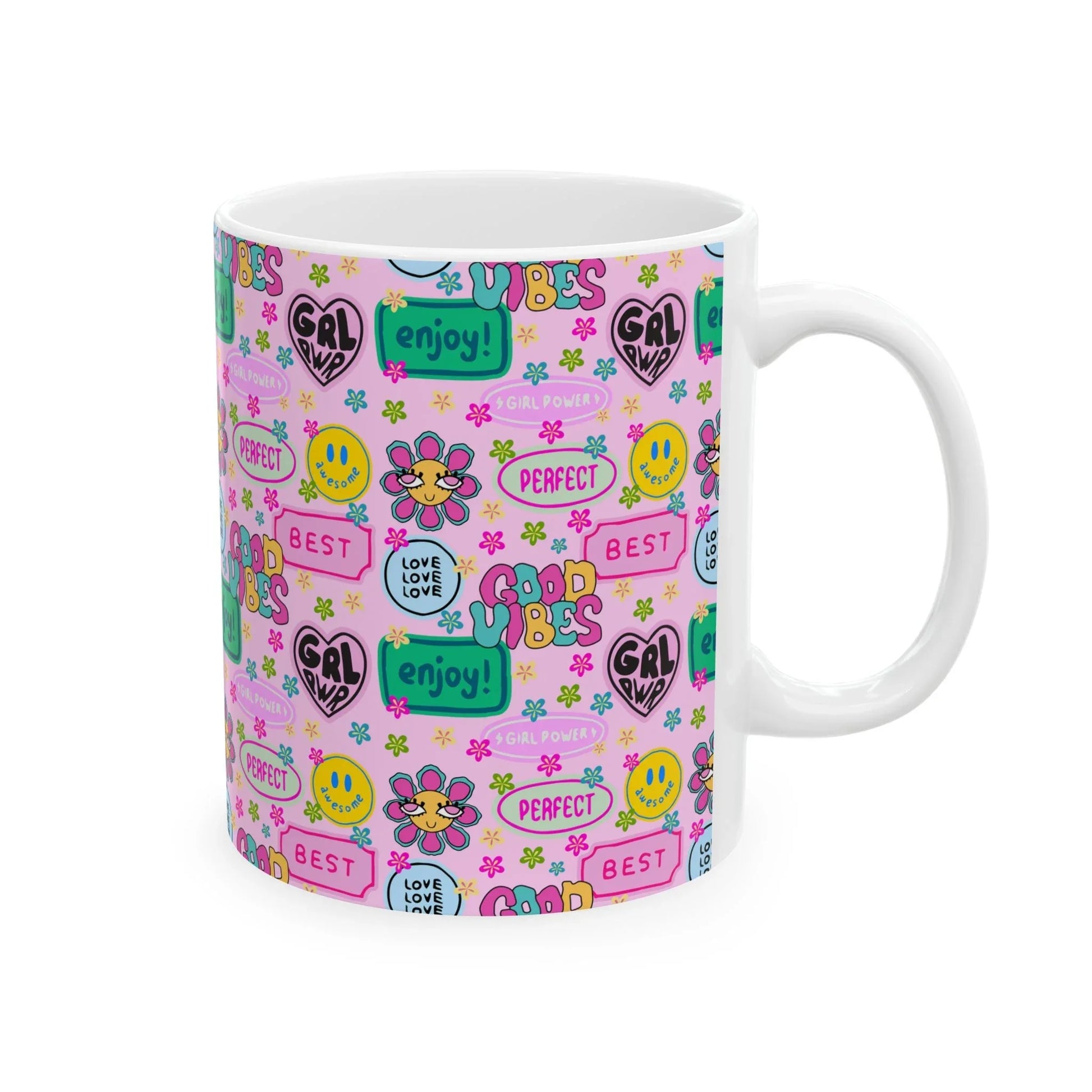 Girl Power Good Vibes Mug - 11oz