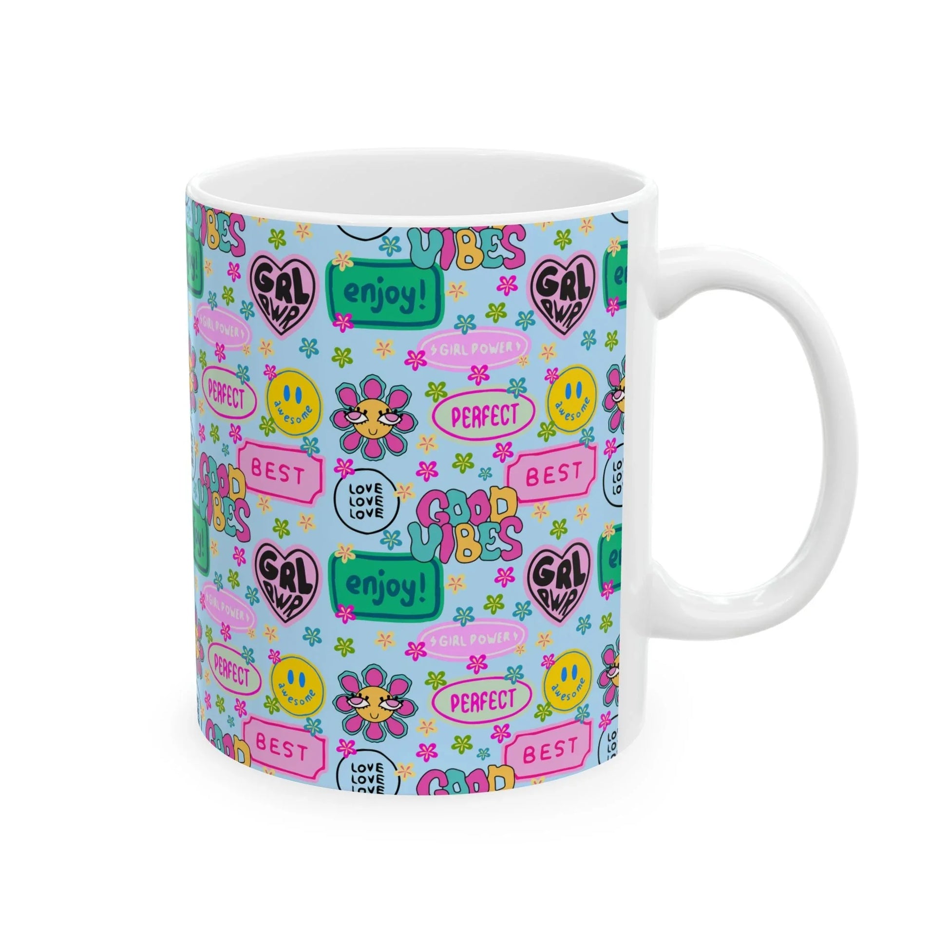 Girl Power Good Vibes Mug - 11oz