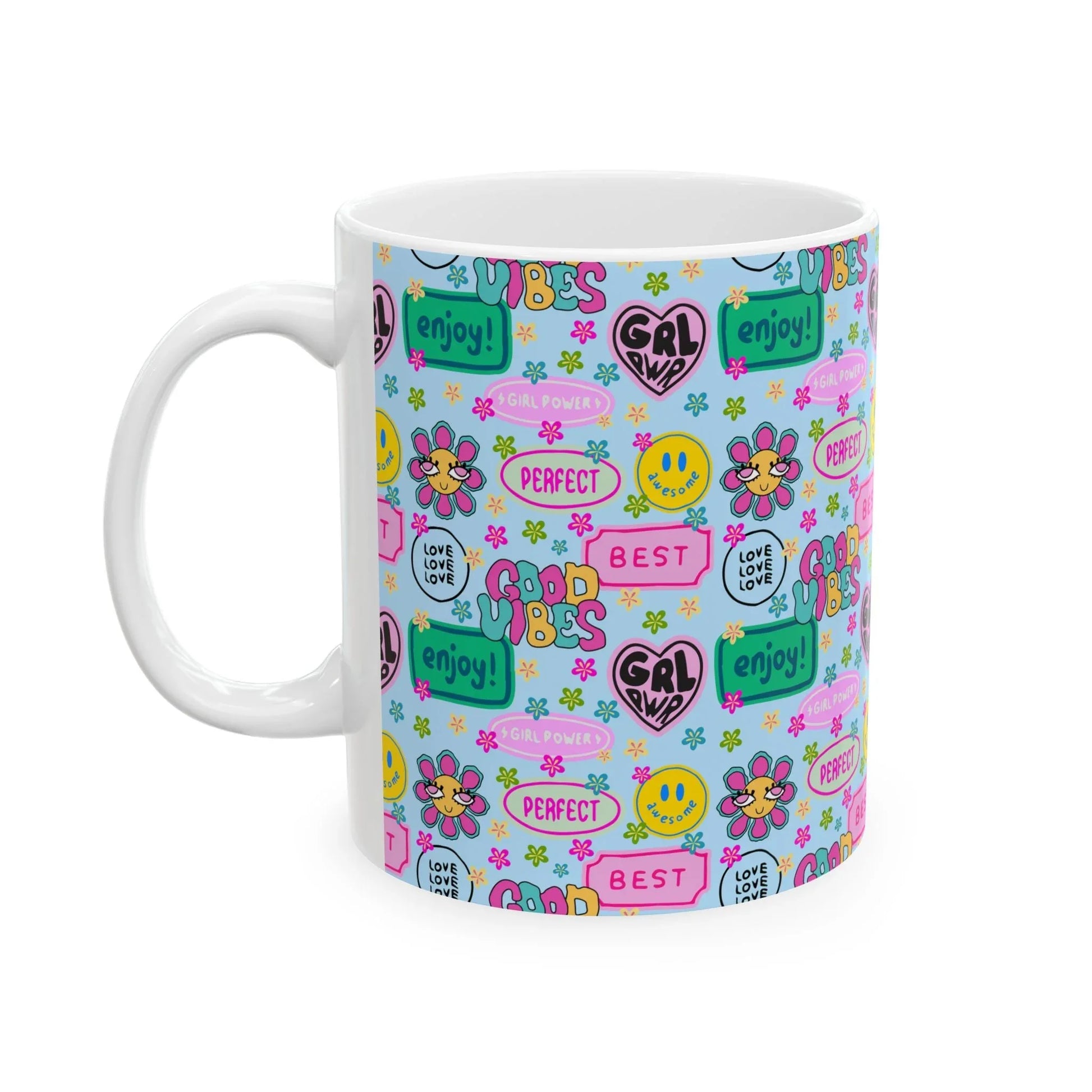 Girl Power Good Vibes Mug - 11oz