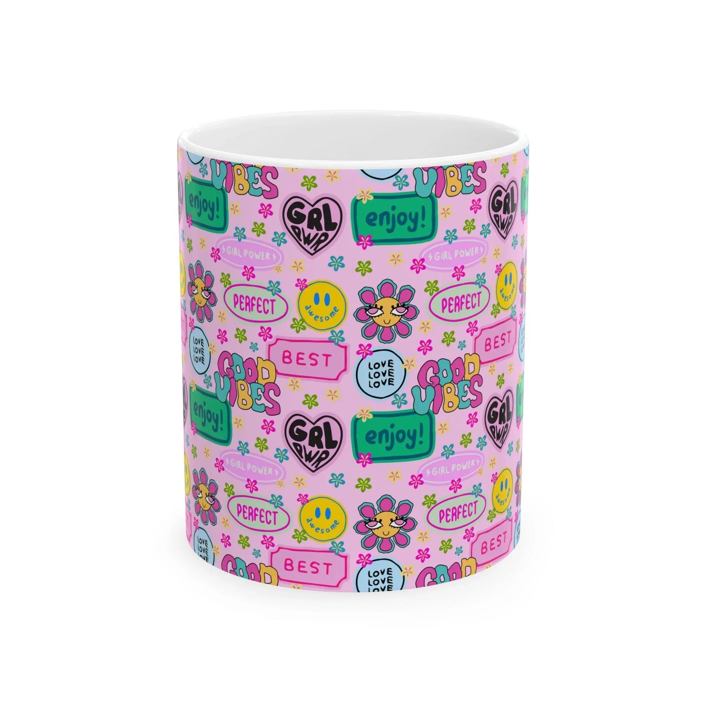 Girl Power Good Vibes Mug - 11oz