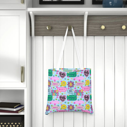 Girl Power Good Vibes Tote Bag - One size / White - Bags